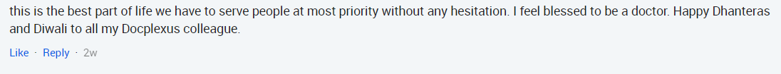 Comment - Dr Amit Kumar
