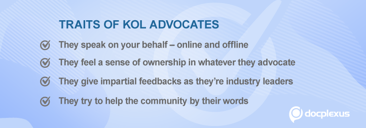 KOL Advocate Traits
