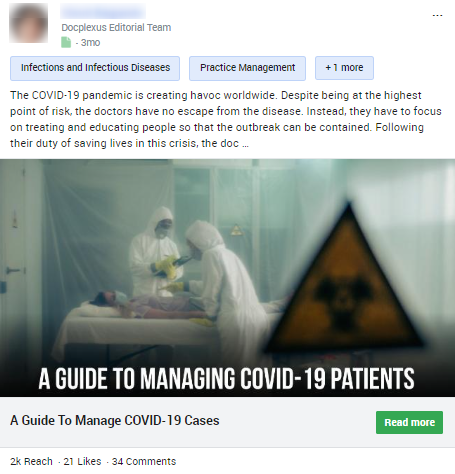 Docplexus COVID-19